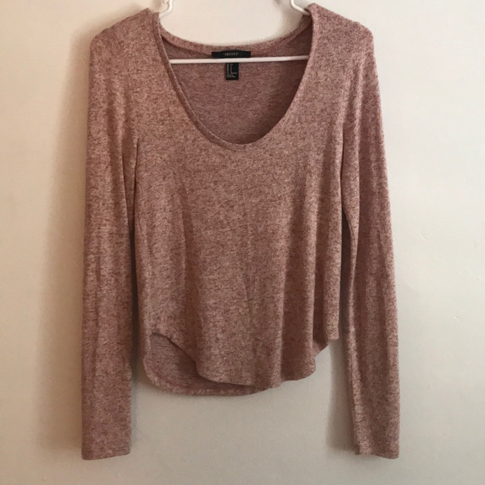 Light pink sweater shirt